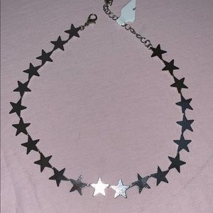 Silver star choker